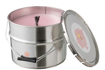 SALE % - Lumanare, Ceara, Roz, 28.5x28.5x21.5