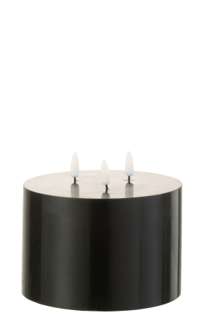 Lumânare Led, 3 Fitil Negru [1]
