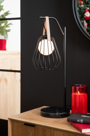 Lumanare LED, Sticla, Rosu, 10x10x20 cm [3]