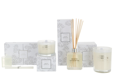 Lumanare parfumata, Ceara, Alb, 10x10x7.5 [1]