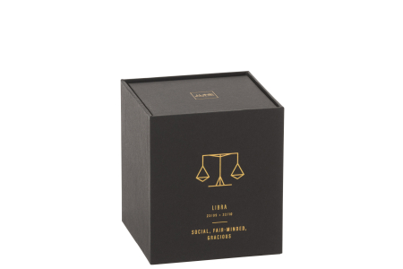 Lumanare parfumata, Ceara, Negru, 8x8x9.5 [1]