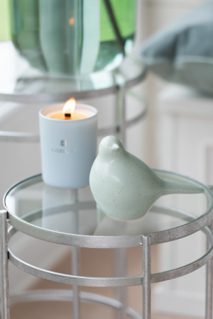 Lumanare parfumata, Sticla, Albastru, 11.1x11.1x14.2 cm [3]