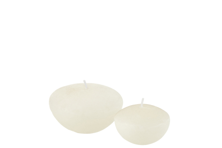 Lumânare plutitoare, Set 4 Alba L-8H [1]