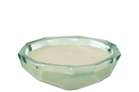 SALE % - Lumanare, Sticla, Transparent, 24.5x24.5x8