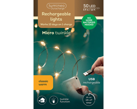 Luminite festive, argintii, PU 4 [1]