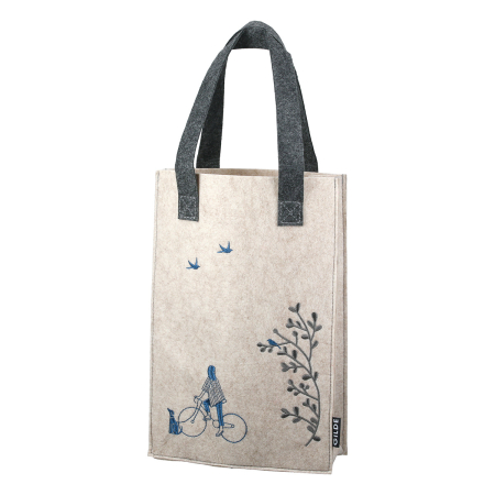 Punga cadou din fetru, „Moments” | Dimensiuni: 8 x 20 x 30 cm | Set de 2 buc [1]