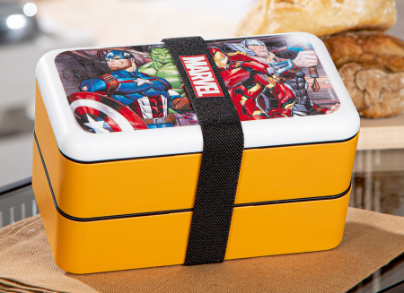 Lunchbox, Marvel - Avengers, Sintetic, multicolor, PU 3, L. 10 cm, L. 18 cm, H. 10 cm [3]