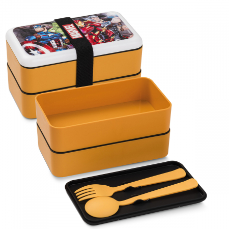 Lunchbox, Marvel - Avengers, Sintetic, multicolor, PU 3, L. 10 cm, L. 18 cm, H. 10 cm [1]