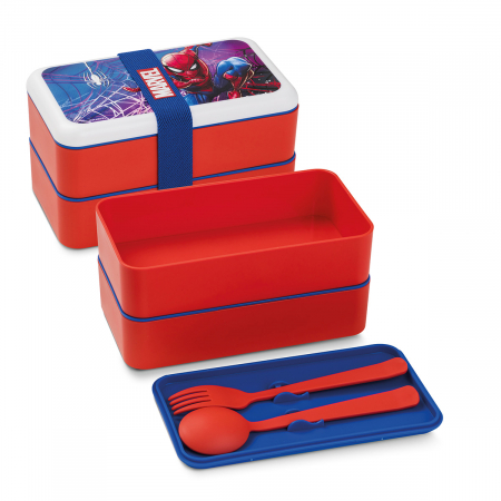 Lunchbox, Marvel - Spider-Man, Sintetic, multicolor, PU 3, L. 10 cm, L. 18 cm, H. 10 cm [1]