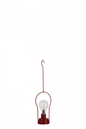 IN STOC - Lustră, LED, Hanger, Metal/Rosu