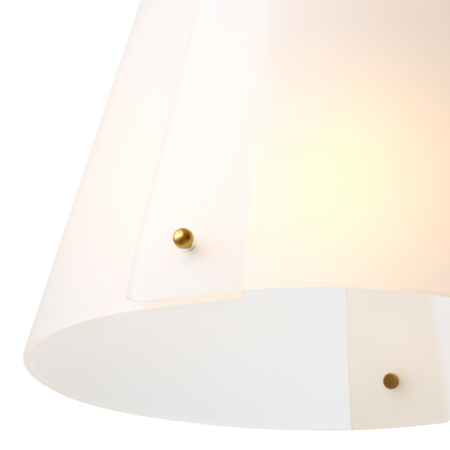 Lustra Trianon cu finisaj alama antica, sticla alba |W. 36 | D. 35 | H. 33.5 cm  [2]