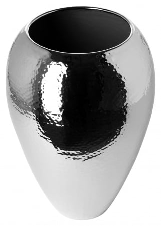 MALANA, Vază, ciocanit, nichel, h.26, d.17 cm [4]
