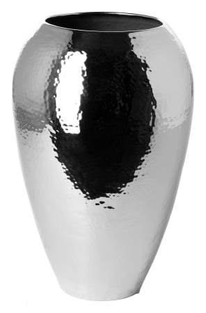 MALANA, Vază, ciocanit, nichel, h.26, d.17 cm [3]