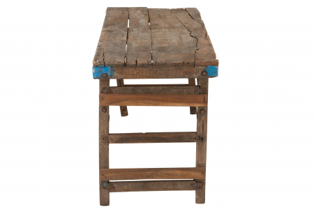 Masa consola Aged, Lemn, Maro, 152x58x70.5 cm [2]