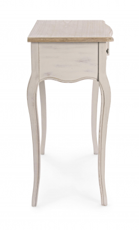 Masa consola Clarisse, MDF/Lemn, Maro, 90x40x80 cm [4]