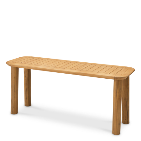 Masa consola de exterior Weston din lemn de tec natural |W. 170 | D. 55 | H. 76 cm  [2]