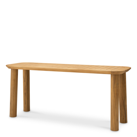 Masa consola de exterior Weston din lemn de tec natural |W. 170 | D. 55 | H. 76 cm  [0]