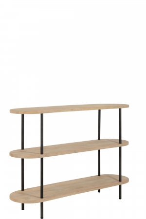 Masute - Masa consola Eli, Lemn, Maro, 140x40x97 cm