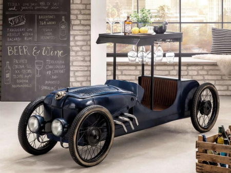SALE % - Masa consola Oldtimer, Metal, Multicolor, 230x120x67 cm