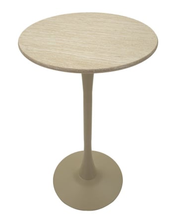 Masa de bar Alaska crem ø 60x106 cm [1]
