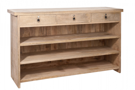 Masa de bar, Lemn, Natural, 180.5x55x104.5 cm [1]