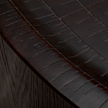 Masa de cafea Chambord L cu finisaj maro inchis |Ø 120 | H. 30 cm  [4]