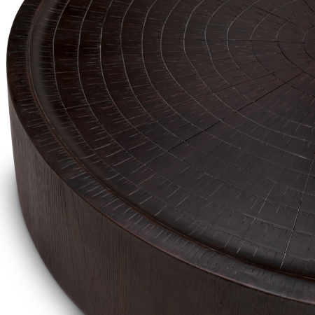Masa de cafea Chambord L cu finisaj maro inchis |Ø 120 | H. 30 cm  [2]