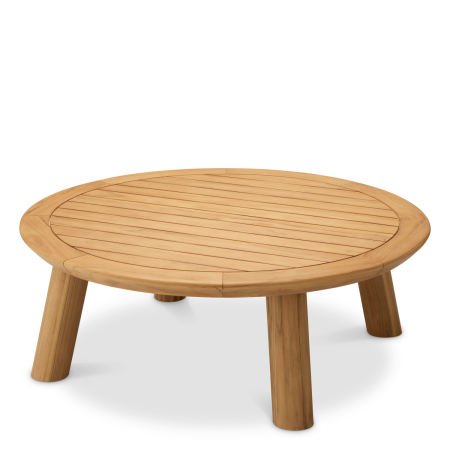 Masa de cafea pentru exterior Weston, lemn de tec natural |Ø 110 | H. 40 cm  [2]