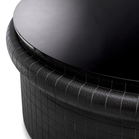 Masa de cafea Tortugo cu finisaj negru |Ø 110 | H. 40 cm  [2]