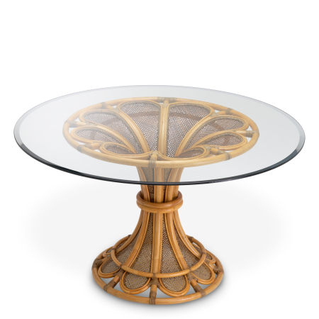 DINING - Masa de centru Colony ratan natural |Ø 130 | H. 76 cm 