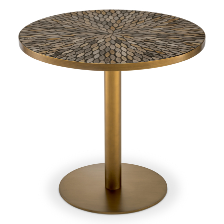 Masa de dining Declan cu finisaj alama antica |Ø 79.5 | H. 75.5 cm  [2]