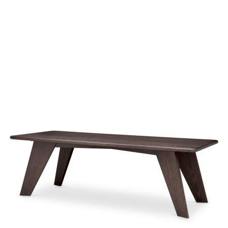 Mese dining - Masa de dining Langford furnir, frasin inchis |L. 240 | W. 100 | H. 76 cm 