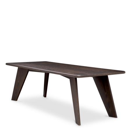Masa de dining Langford furnir, frasin inchis |L. 240 | W. 100 | H. 76 cm  [2]