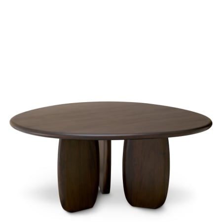 Mese dining - Masa de dining Windsor, lemn de mahon, finisaj cafea |L. 158 | W. 160 | H. 74 cm 
