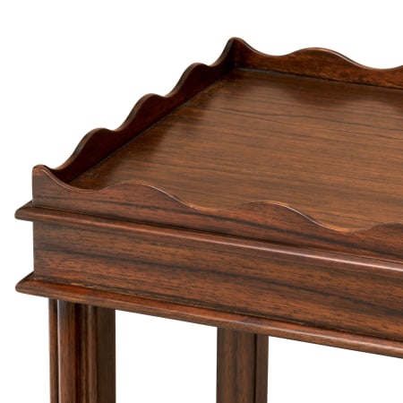 Masa de servire cu roti Harrold cu finisaj clasic maro |L. 116 | W. 42 | H. 86.5 cm  [4]