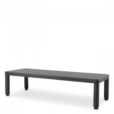 SALE % - Masă dining, Atelier L, furnir din stejar, gri carbune, Dims: L. 300 | W. 115 | H. 76  (CM)
