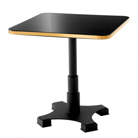 Mese dining - Masă dining, Avoria patrata neagra, Dims: L. 75 | W. 75 | H. 75.5  (CM)