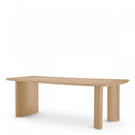 Masă dining, Bergman S, furnir din stejar, natur, Dims: L. 230 | W. 120 | H. 76.5  (CM) [3]