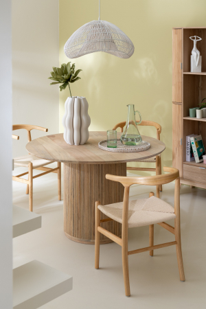Masa dining Vincent, Lemn Mango, Natur, 120x120x76 cm [1]