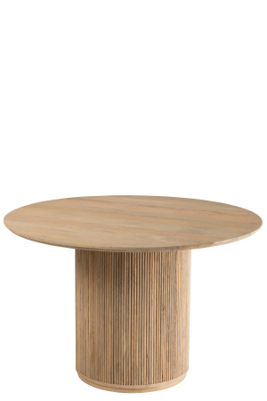Masa dining Vincent, Lemn Mango, Natur, 120x120x76 cm [3]