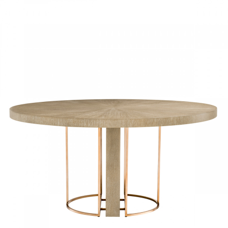 Masă dining, Remington ø 152 cm, furnir din stejar, , Dims: Ø 152 | H. 75  (CM) [1]