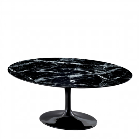 Masă dining, Solo neagra imitatie marmura, Dims: L. 170 | W. 110 | H. 75  (CM) [3]