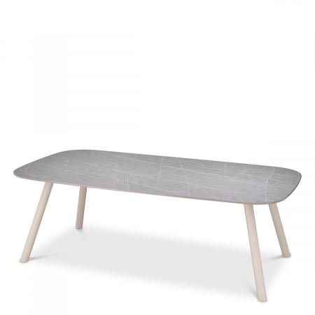 TERASA SI GRADINA - Masa exterioara Nassau S ceramica gri deschis, Dims: L. 220 | W. 120 | H. 75.5  (CM)