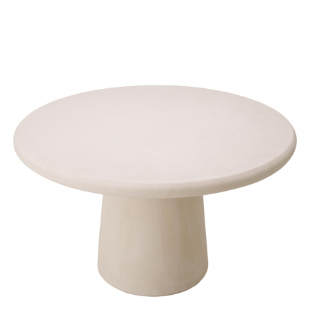 Masă exterior Cleon crem, Dims: Ø 132.5 | H. 75  (CM) [2]