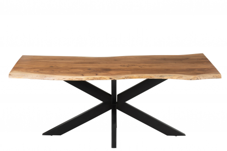 Masa Gerard, Lemn, Negru, 200x90x76 cm [1]