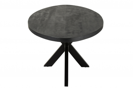 Masa Gerard Round, Lemn, Negru, 210x110x76 cm [2]