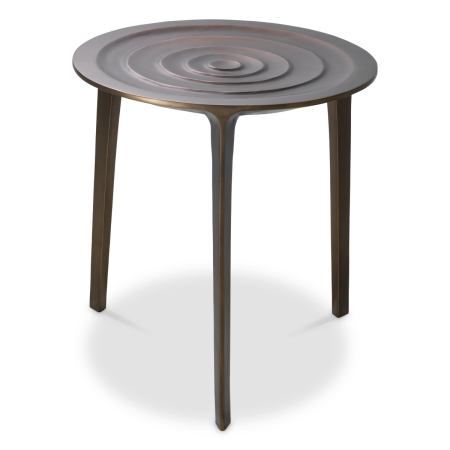 Masa laterala Granito cu finisaj bronz |Ø 52 | H. 52 cm  [3]