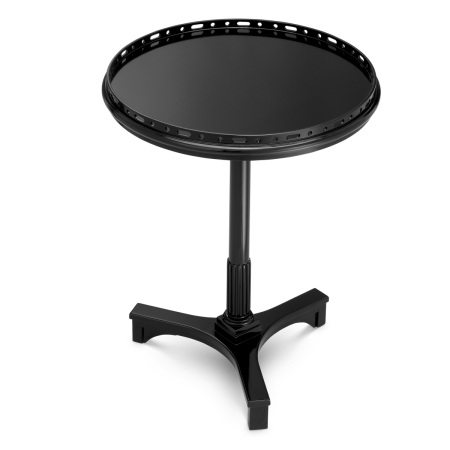 Masa laterala Roentgen cu finisaj negru ceruit |Ø 58.5 | H. 74.5 cm  [2]