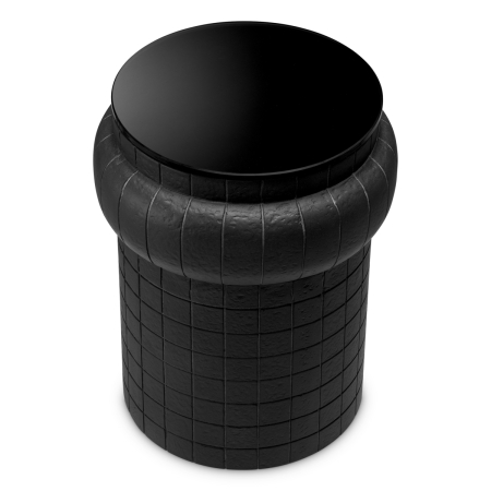 Masa laterala Tortugo cu finisaj negru |Ø 40 | H. 52 cm  [1]
