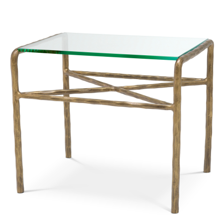 LIVING - Masa laterala Xandria finisaj vintage alama |L. 120 | W. 44 | H. 50.5 cm 